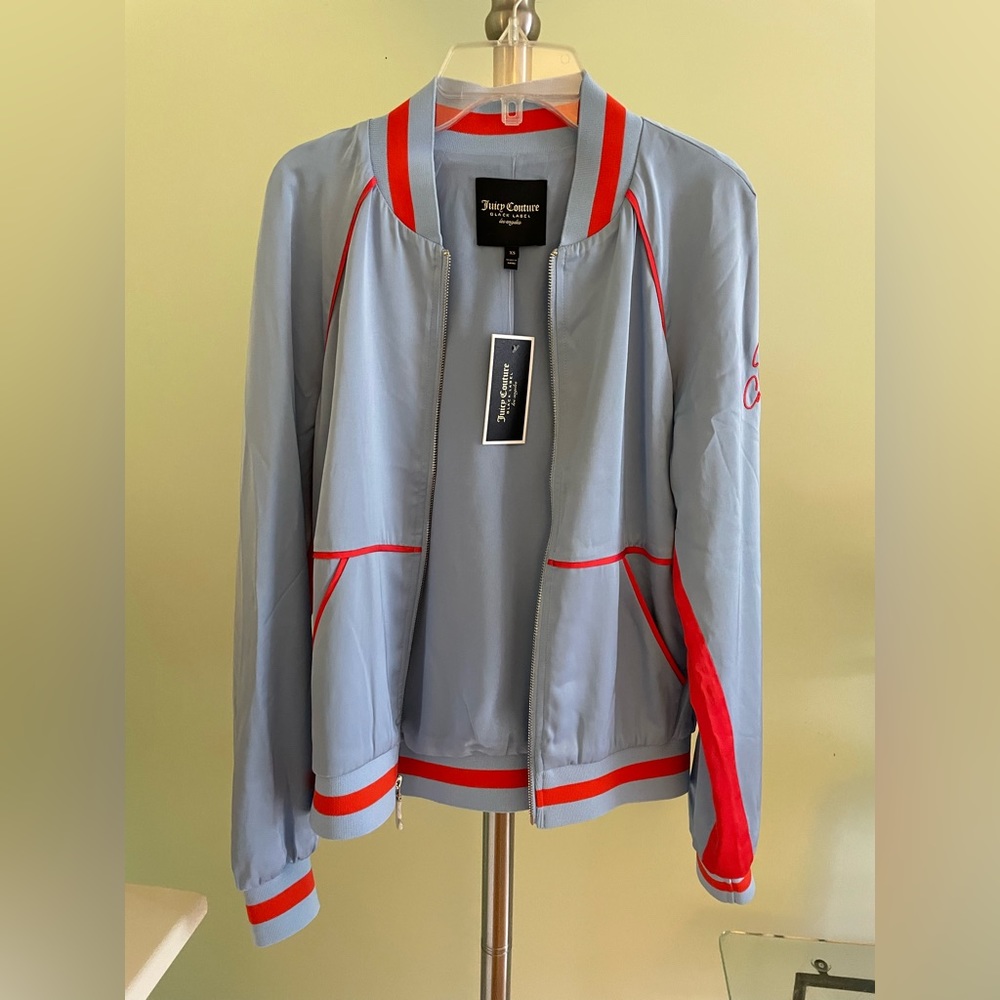 Juicy couture satin bomber jacket size XS
